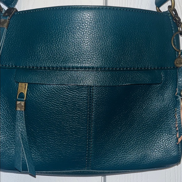 The Sak Green Leather Shoulder Bag - Picture 2 of 10